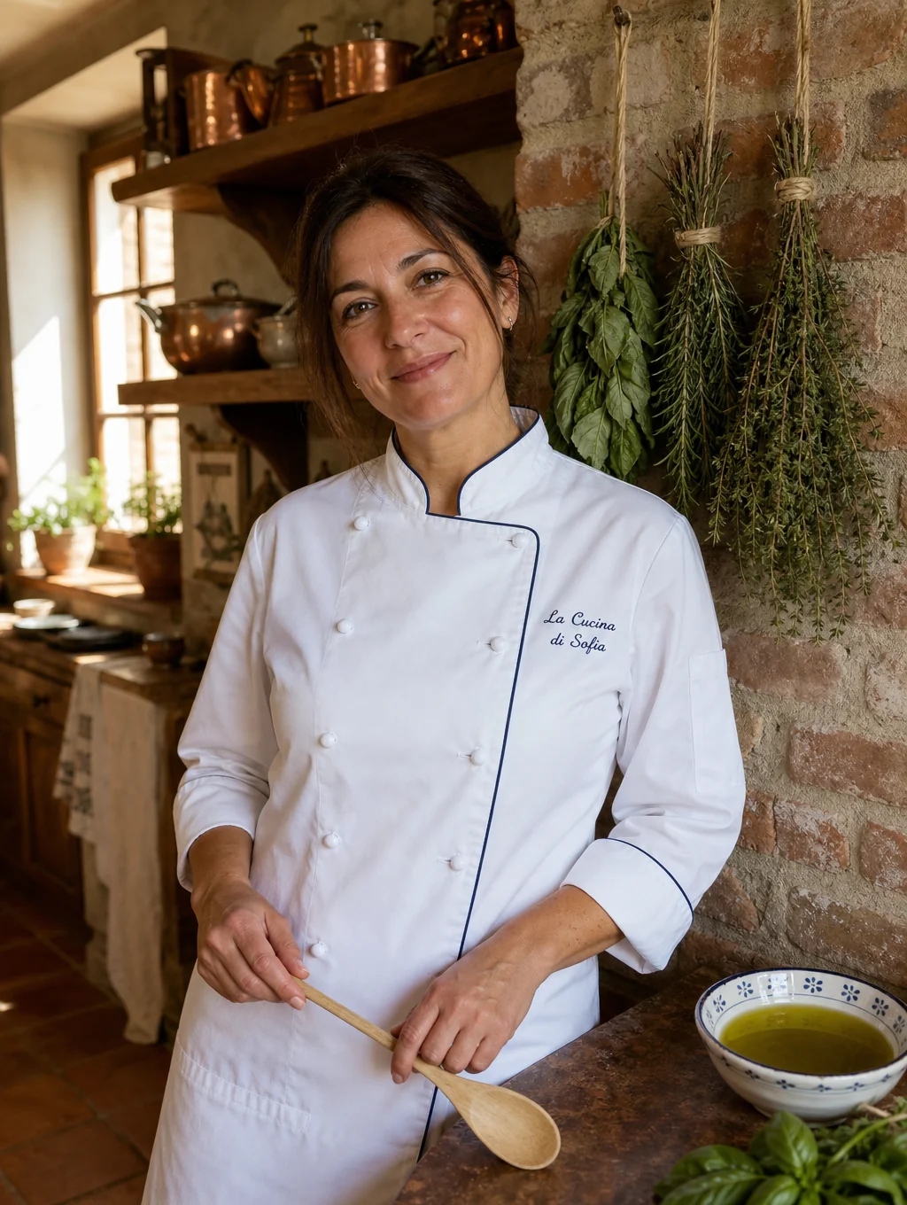 Portrait of Elena Bianchi, Chef de Cuisine