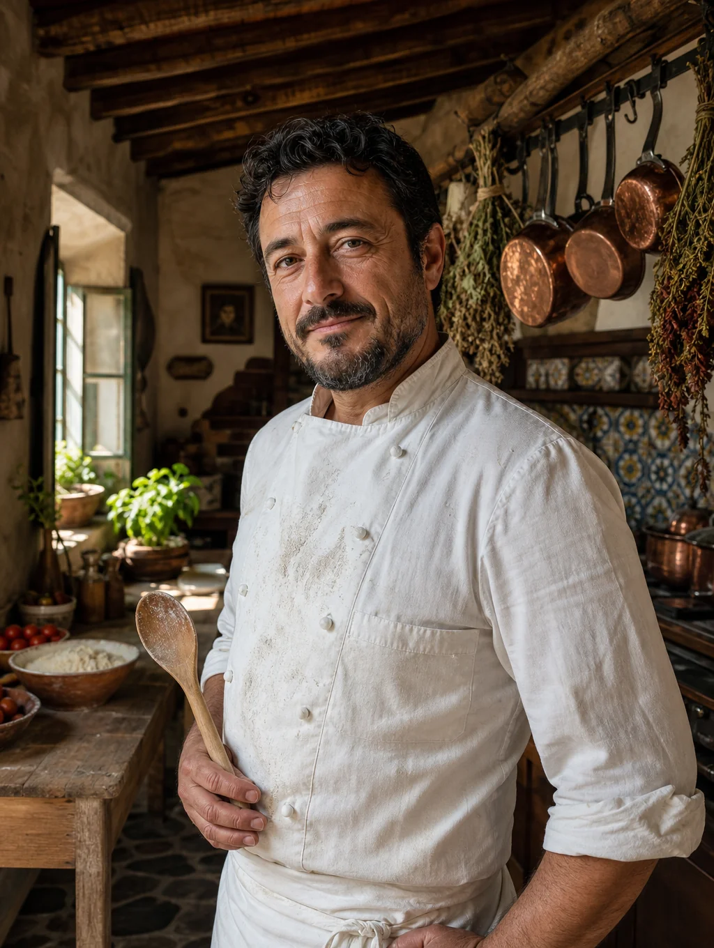 Portrait of Marco Rossi, Executive Chef
